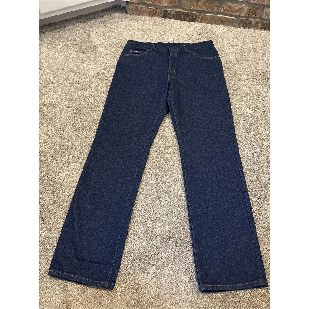 NEW 90s Vintage Men Lee MR Jeans Regular Fit 38x34 Denim 200-8989 Pepper Prewash